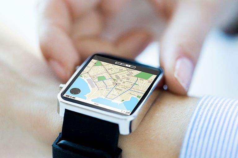 Smart Watche mit Landkarte